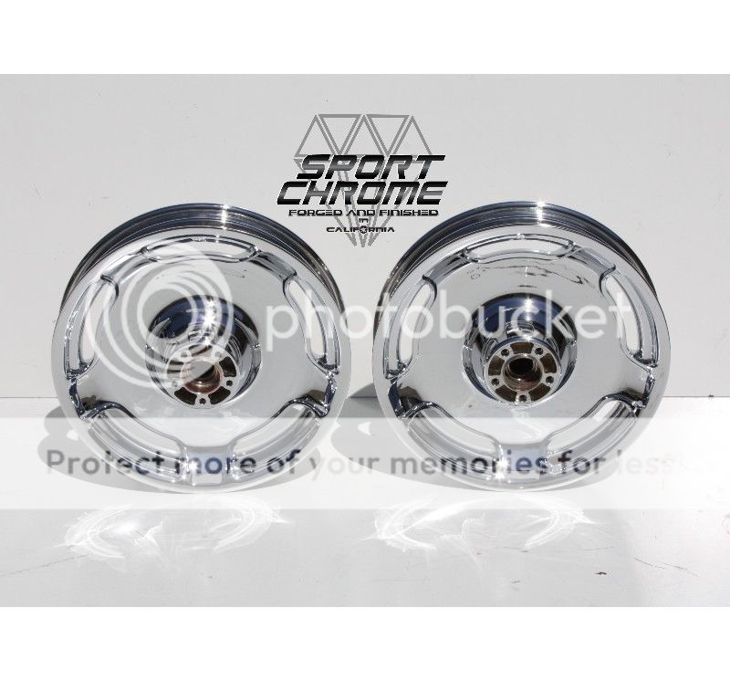 20062008 Harley Street Glide Chrome Airstrike Wheels Rims on Exchange